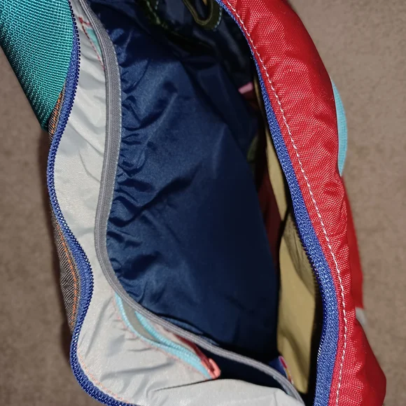 Cotopaxi Red/Teal/Grey Convertible Bag - Picture 4 of 10